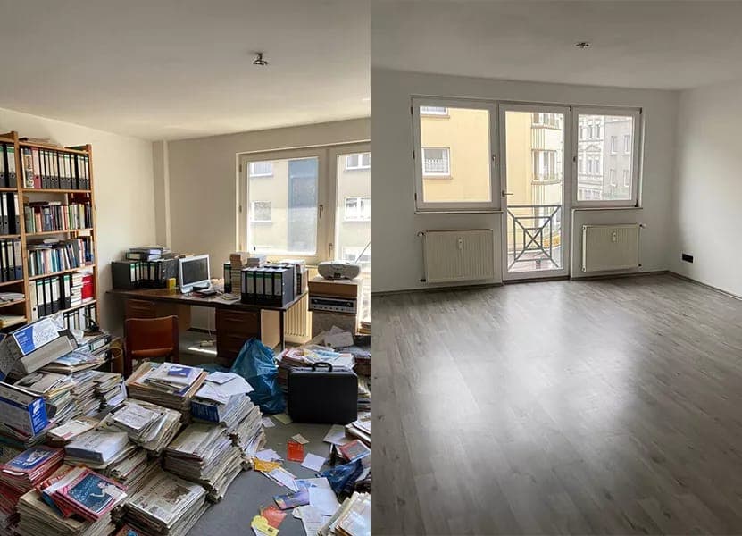 Wohnungsauflösung - Sperrmüll sofort - Entrümpelung - Sperrmüll Abholung - Kellerentrümpelung