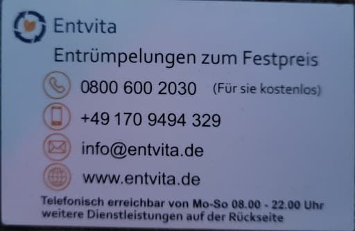 Entvita - Entrümpelung Essen & Haushaltsauflösung Essen — Kundenfoto